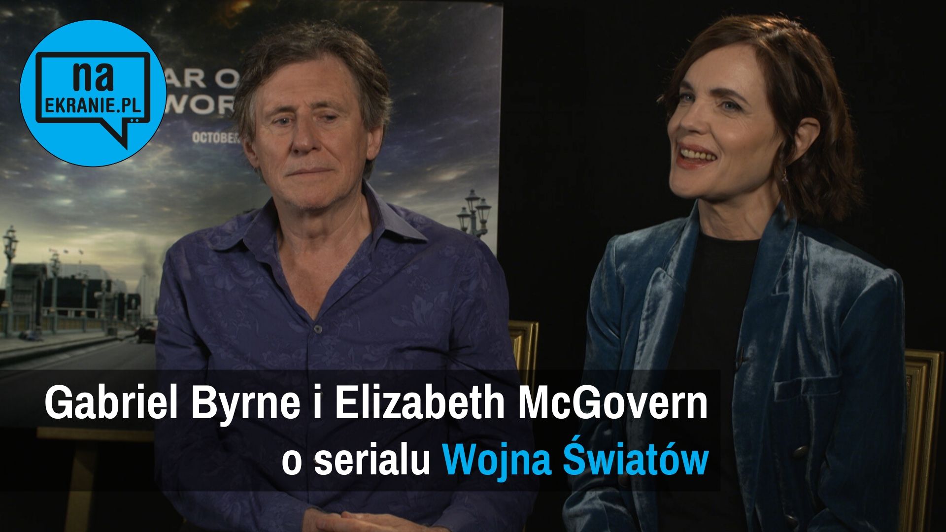     Wojna światów - wywiad wideo. Gabriel Byrne i Elizabeth McGovern o serialu